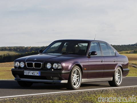 BMW Generasi
 M5 (E34) 3.5 (315 Hp) Karakteristik teknis

