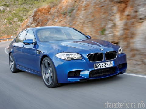 BMW Generace
 M5 (F10) 4.4 V8 (560 Hp) Technické sharakteristiky
