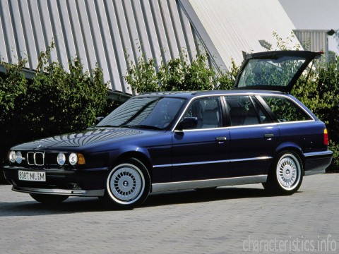 BMW Generace
 M5 Touring (E34) 3.8 (340 Hp) Technické sharakteristiky
