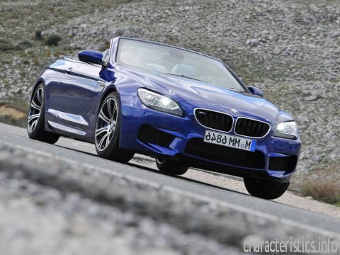 BMW Generace
 M6 Cabrio (F13) 4.4 V8 (560 Hp) Technické sharakteristiky

