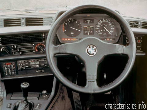 BMW Generation
 6er (E24) 628 CSi (184 Hp) Technical сharacteristics

