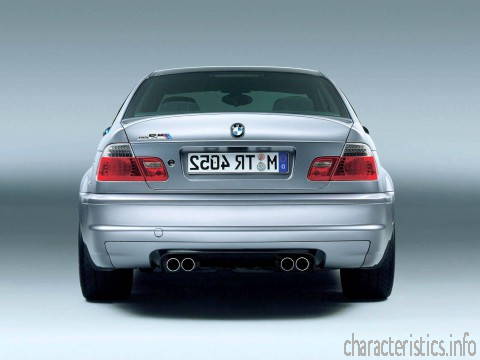 BMW Generacja
 M3 Coupe (E46) 3.2 i 24V CSL (360 Hp) Charakterystyka techniczna
