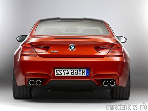 BMW Génération
 M6 Coupe (F12) 4.4 V8 (560 Hp) Spécifications techniques
