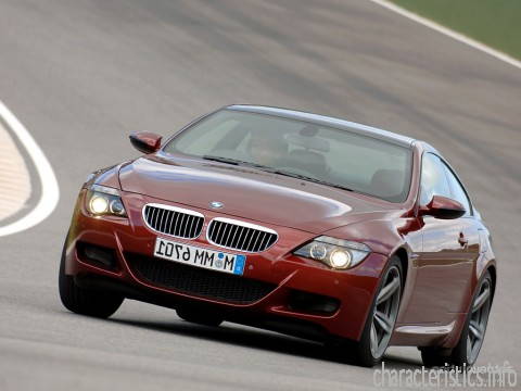 BMW Generace
 M6 (E63) 5.0 i V10 (507 Hp) Technické sharakteristiky
