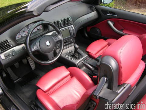 BMW Generace
 M3 Cabrio (E46) 3.2 i 24V (343 Hp) Technické sharakteristiky

