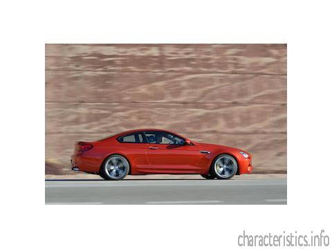 BMW Generace
 M6 Coupe (F12) 4.4 V8 (560 Hp) Technické sharakteristiky
