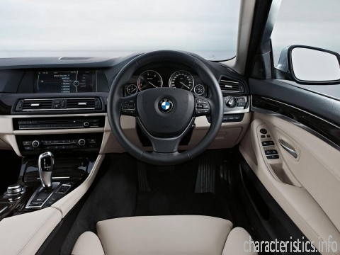 BMW Generación
 5er Sedan (F10) M550d xDrive (381 Hp) Características técnicas
