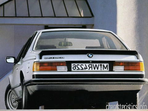 BMW Generazione
 6er (E24) 630 CS (184 Hp) Caratteristiche tecniche
