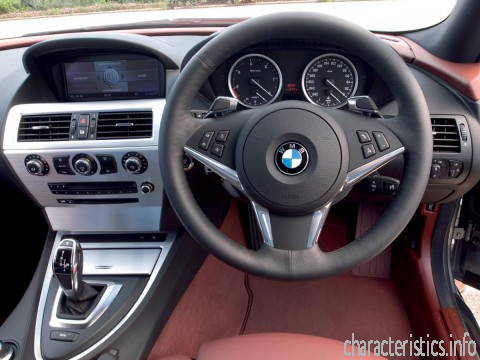 BMW Generacja
 6er Convertible (E64) 650 i (367Hp) Charakterystyka techniczna
