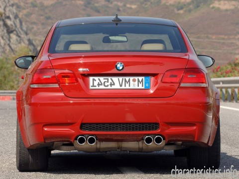 BMW Покоління
 M3 Coupe (E92) 4.0i (420Hp) Технічні характеристики
