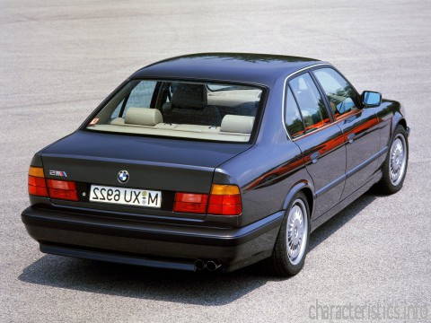BMW Generace
 M5 (E34) 3.8 (340 Hp) Technické sharakteristiky
