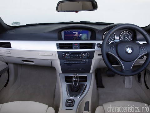 BMW Génération
 3er Cabrio (E93) 335i (306 Hp) Spécifications techniques
