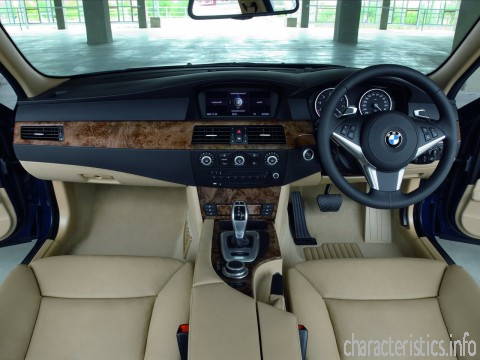 BMW Generacja
 5er Touring (E61) 525 i (192 Hp) Charakterystyka techniczna
