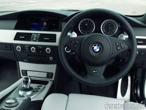 BMW Generasi
 M5 Touring (E61) 5.0 i V10 (507 Hp) Karakteristik teknis
