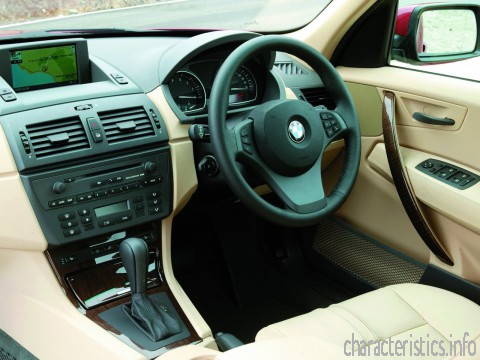 BMW Jenerasyon
 X3 (E83) 2.5 i (192 hp) Teknik özellikler
